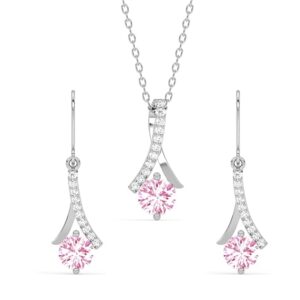 Clara 925 Silver Pink Pendant